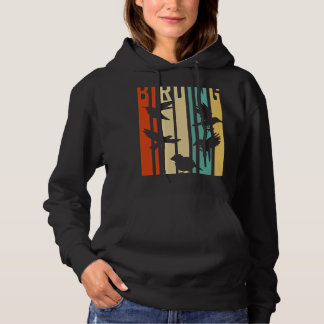 Vogelvogels retro Fowl Birdwatch Bird Lover Hoodie