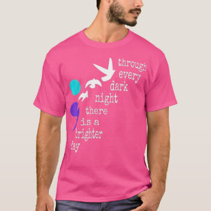 Vogelvogels Semicolon Gift Suicide Prevention Awa T-shirt