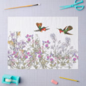 Vogelvogels Sweet Pea-fluitenpapier Tissuepapier (Craft)