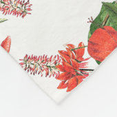 Vogelvogels Tropische vloerbedekking Fleece Deken (Hoek)