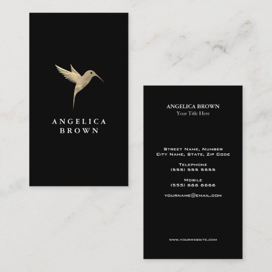 Vogelvogels Visitekaartje (Voorkant / Achterkant)