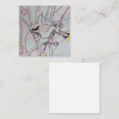 Vogelvogels visitekaartjes, visitekaartjes van wil (Voorkant / Achterkant)