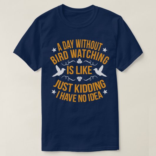 Vogelvogels vogelstand overdag gift t-shirt (Design voorkant)