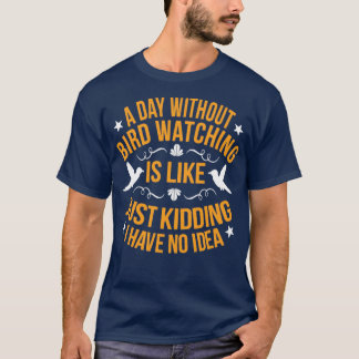 Vogelvogels vogelstand overdag gift t-shirt