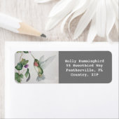 Vogelvogels Waterverf Adresetiketten Etiket (Insitu)