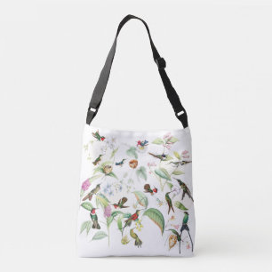 Vogelvogels Wilde Bloemen Nests Canvas tas