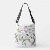 Vogelvogels Wilde Bloemen Nests Canvas tas (Voorkant)