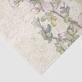 Vogelvogels Wilde bloemen Weefpapier Tissuepapier (Detail)