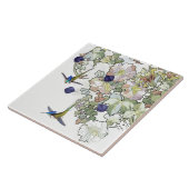 Vogelvogels Wilde dieren Vloeiende tegel Tegeltje (Zijkant)