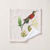 Vogelvogels Wilde flora handdoekset Bad Handdoek (Wasdoekje)