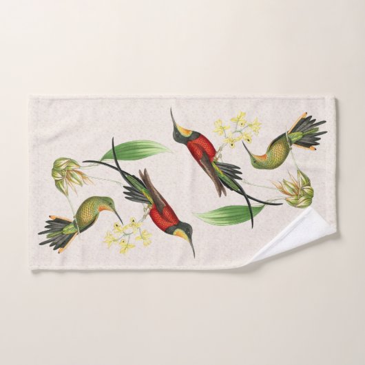Vogelvogels Wilde flora handdoekset Bad Handdoek (Handdoek)