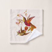 Vogelvogels Wilde flora handdoekset Bad Handdoek (Wasdoekje)