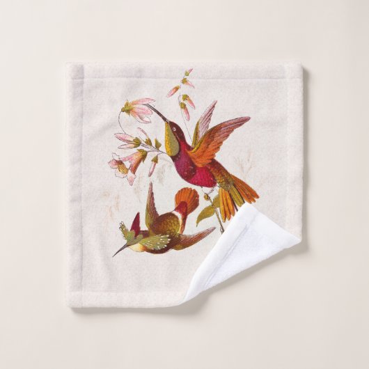 Vogelvogels Wilde flora handdoekset Bad Handdoek (Wasdoekje)