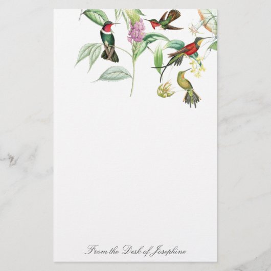 Vogelvogels Wilde Florence Stationery Briefpapier (Voorkant)