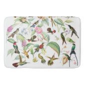 Vogelvogels Wilde Vloeibloemen Bath Mat (Voorkant)