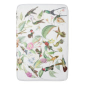 Vogelvogels Wilde Vloeibloemen Bath Mat (Voorkant Verticaal)
