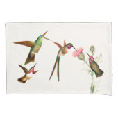 Vogelvogels Wilde Vloeibloemen Pillowcase Kussensloop (Voorkant)