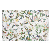 Vogelvogels Wilde Vloeibloemen Pillowcase Kussensloop (Achterkant)