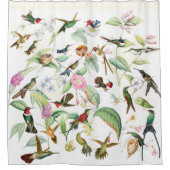 Vogelvogels Wilde Vloeren Showgordijn Douchegordijn (Voorkant)