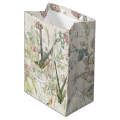 Vogelvogeltenklaver Wildbloem Collage Medium Cadeauzakje (Voorkant Gekanteld)