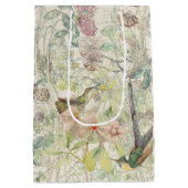 Vogelvogeltenklaver Wildbloem Collage Medium Cadeauzakje (Achterkant)