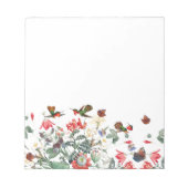 Vogelvogelvlinder Notitieblok van de tuin (Voorkant)