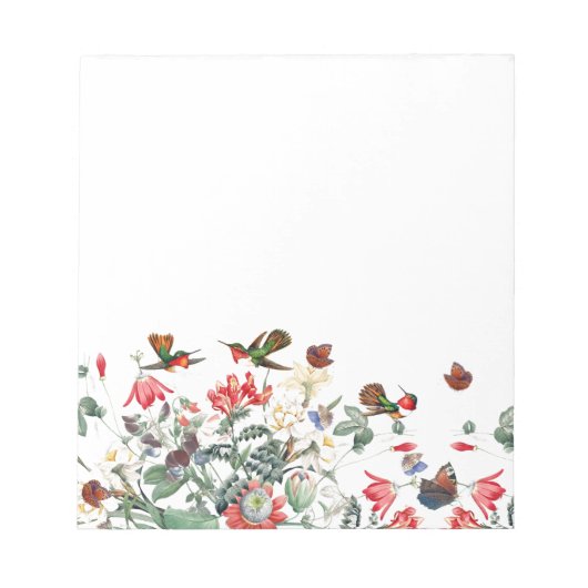 Vogelvogelvlinder Notitieblok van de tuin (Voorkant)