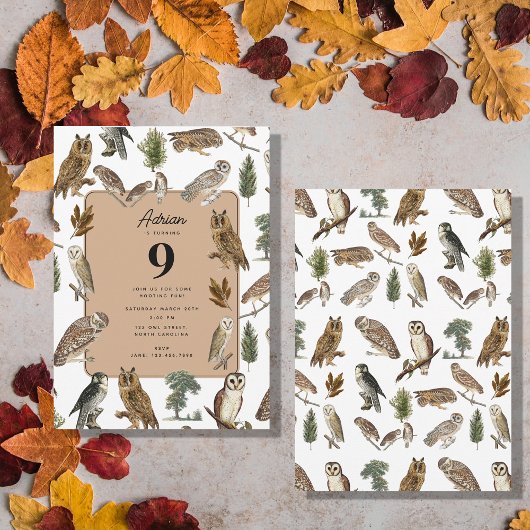  vogelvogelvogelpartij bij de Waterverf van de Owl Kaart