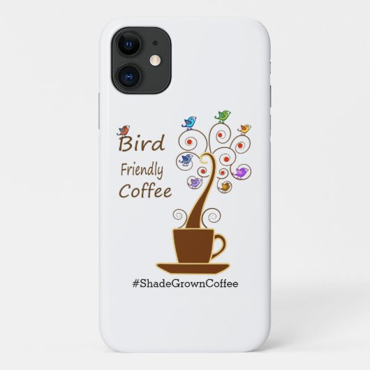 Vogelvriendelijke koffie Case-Mate iPhone case (Achterkant)