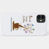 Vogelvriendelijke koffie Case-Mate iPhone case (Achterkant (horizontaal))