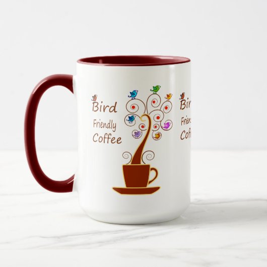 Vogelvriendelijke koffie mok (Links)