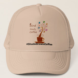 Vogelvriendelijke koffie trucker pet