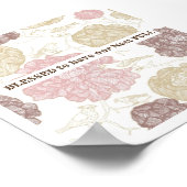 Vogelvrij nestkunstmuurdecor voor Poster (Hoek)