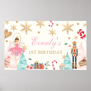 Vogelvrije grond voor de Nutkraker Birthday Fairy  Poster