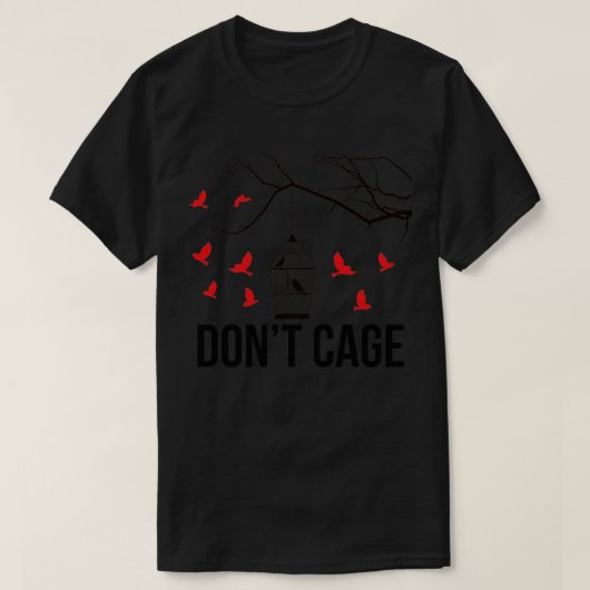 Vogelvrije vogels t-shirt (Design voorkant)