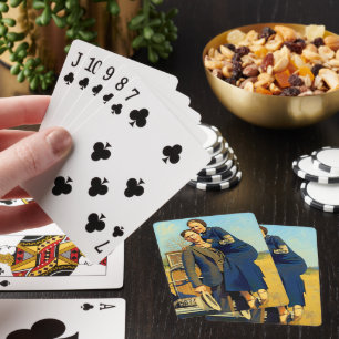 Vogelvrijen Bonnie & Clyde De Barrow Bende Schilde Pokerkaarten
