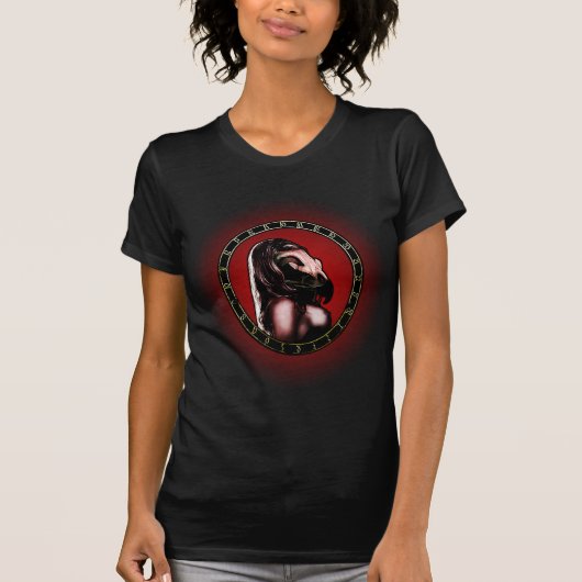 vogelvrouw shirt (Voorkant)