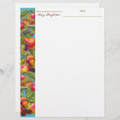 Vogelvruchten op maat gemaakt recept letterkop (Voorkant / Achterkant)