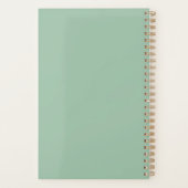 Vogelwaarnemer Blauw Sinaasappel Groene spreeuw op Planner (Achterkant)