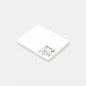 Vogelwaarnemer Definitie Observatie Identificatie Post-it® Notes (Schuin)