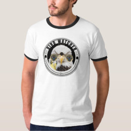 Vogelwaarnemer 'watcher', vogel kijken adelaar t-shirt