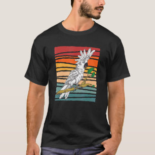 Vogelwaarneming Vogeldier Tropische Parrot Retro C T-shirt