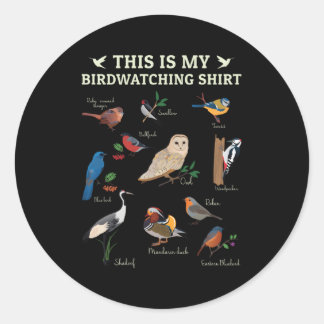 Vogelwaarneming vogelwaarnemer vogelwaarnemer ronde sticker