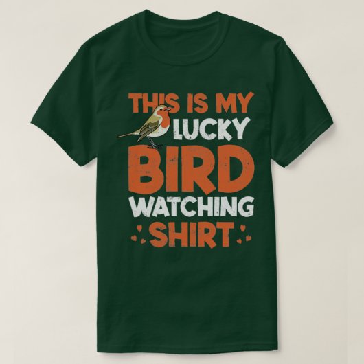 Vogelwachtende cadeautjes t-shirt (Design voorkant)