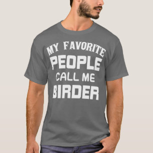 Vogelwachter ornitholoog Gift for Birding Lovers T-shirt