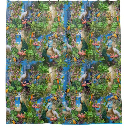 Vogelwachtparadijs Douchegordijn (Voorkant)