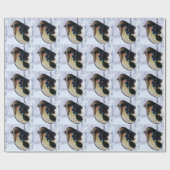 Vogelwachttijd voor de lente cadeaupapier (Vlak)