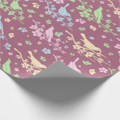 Vogelwandelpapier Cadeaupapier (Hoek)