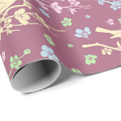 Vogelwandelpapier Cadeaupapier (Rol Hoek)
