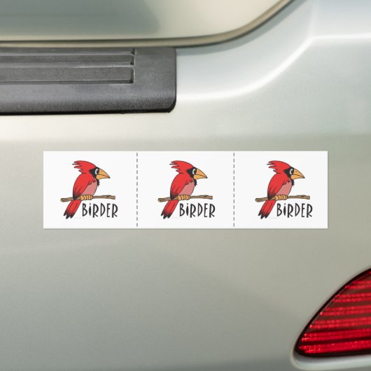 Vogelwateren Bumpersticker (Op auto)